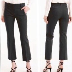 J. Crew Teddie Pant Black Slim Crop Women’s Size 8